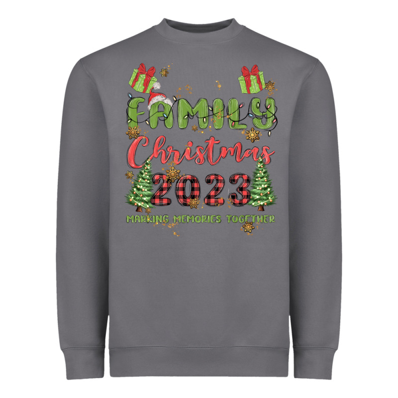 Custom Family Christmas 2023 Marking Memories Toge Heavyweight Sweatshirt by MaliasSmallBusiness | Teevron