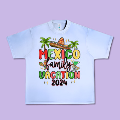 Mexico Family Vacation 2024 Urban Heavy Tee Designed By Maliassmallbusiness