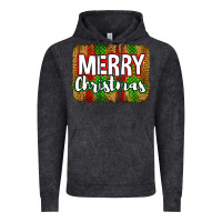 Vintage Black merry christmas brushstroke Vintage Hoodie - Jasminsmagicworld