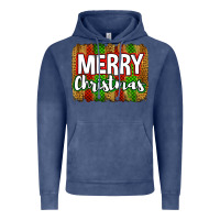 Vintage Denim merry christmas brushstroke Vintage Hoodie - Jasminsmagicworld