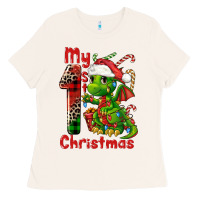 Bone my first christmas dragon Ladies Tee - FaDigitalArtStudio