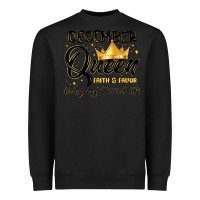 Black december queen faith and favor living my blessed l Heavyweight Sweatshirt - MaliasSmallBusiness