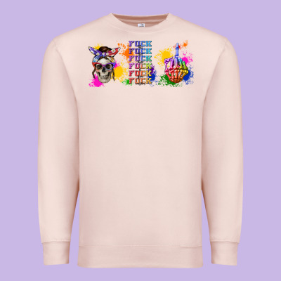 Fuck This Fuck That Fuck Them Fuck It Fuck You Fuc Premium Sweatshirt Designed By Tumblerdesignbyshophia