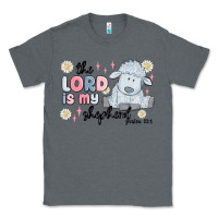 Charcoal Heather the lord is my shepherd Classic Tee - MaliasSmallBusiness