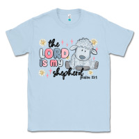 Dusty Blue the lord is my shepherd Classic Tee - MaliasSmallBusiness