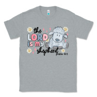 Heather Grey the lord is my shepherd Classic Tee - MaliasSmallBusiness
