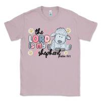 Lilac the lord is my shepherd Classic Tee - MaliasSmallBusiness