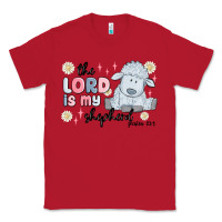 Red the lord is my shepherd Classic Tee - MaliasSmallBusiness