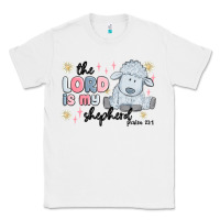 White the lord is my shepherd Classic Tee - MaliasSmallBusiness