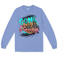 Colony Blue gone racing Long Sleeve Tee - MaliasSmallBusiness