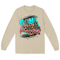 Mushroom gone racing Long Sleeve Tee - MaliasSmallBusiness