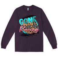 Plum gone racing Long Sleeve Tee - MaliasSmallBusiness