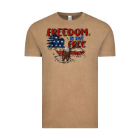 Vintage Coffee freedom is not free Vintage Tee - MaliasSmallBusiness