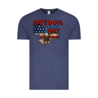 Vintage Denim freedom is not free Vintage Tee - MaliasSmallBusiness