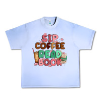 Grape Ice sip coffee read book Urban Heavy Tee - MaliasSmallBusiness