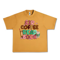 Peanut Butter sip coffee read book Urban Heavy Tee - MaliasSmallBusiness