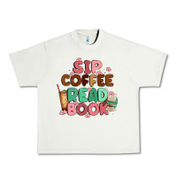 Pistachio sip coffee read book Urban Heavy Tee - MaliasSmallBusiness