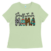 Matcha small town mama Ladies Tee - CowhideDigitalArt
