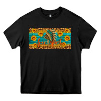 Black free spirit license plate Heavy Core Tee - HRA Design Shop