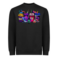 Black gaming coffee cups Heavyweight Sweatshirt - NancyCooperArtShop