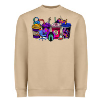 Gaming Coffee Cups Heavyweight Sweatshirt | Teevron