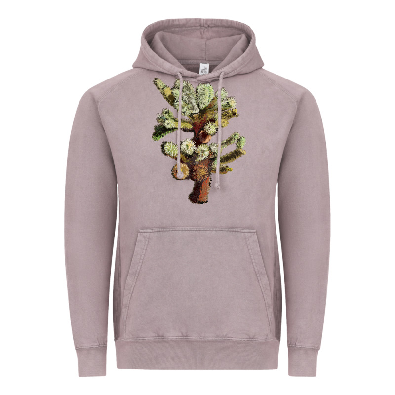 Cholla Tree Cactus Vintage Hoodie by LillyAllenDesigns | Teevron