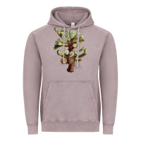 Vintage Zinc cholla tree cactus Vintage Hoodie - LillyAllenDesigns
