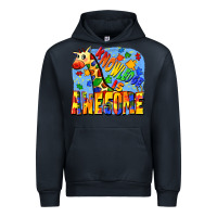 Navy Knowledge is awesome Autism giraffe Urban Hoodie - FaDigitalArtStudio