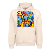 Sandshell Knowledge is awesome Autism giraffe Urban Hoodie - FaDigitalArtStudio