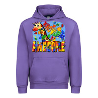 Tulip Knowledge is awesome Autism giraffe Urban Hoodie - FaDigitalArtStudio