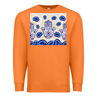 Carrot evil eyes with white wooden pattern Premium Sweatshirt - TumblerDesignByShophia