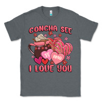 Charcoal Heather concha see te amo  i love you Classic Tee - MaliasSmallBusiness