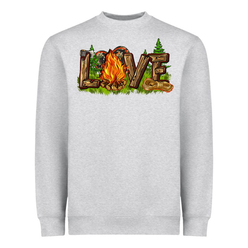 Camping Love Heavyweight Sweatshirt by NancyCooperArtShop | Teevron