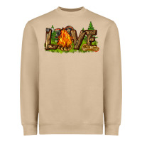 Mushroom camping love Heavyweight Sweatshirt - NancyCooperArtShop