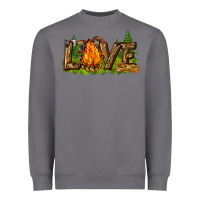 Storm camping love Heavyweight Sweatshirt - NancyCooperArtShop