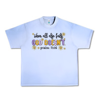 Grape Ice when all else fails god doesnt Urban Heavy Tee - MaliasSmallBusiness