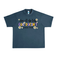 Midnight Navy when all else fails god doesnt Urban Heavy Tee - MaliasSmallBusiness