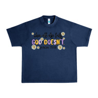Navy when all else fails god doesnt Urban Heavy Tee - MaliasSmallBusiness