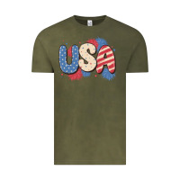 Vintage Olive usa Vintage Tee - MaliasSmallBusiness