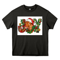 Asphalt christmas heifer joy Heavy Core Tee - FaDigitalArtStudio