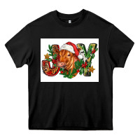 Black christmas heifer joy Heavy Core Tee - FaDigitalArtStudio