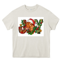 Cream christmas heifer joy Heavy Core Tee - FaDigitalArtStudio