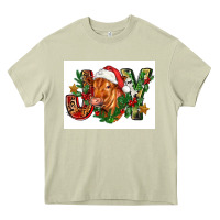 Mossy christmas heifer joy Heavy Core Tee - FaDigitalArtStudio