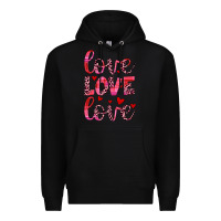 Black love valentines day Premium Hoodie - JahusDesignShop
