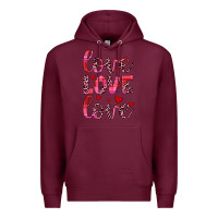 Burgundy love valentines day Premium Hoodie - JahusDesignShop