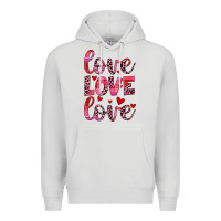 Dove Grey love valentines day Premium Hoodie - JahusDesignShop