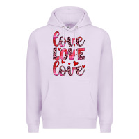 Lilac love valentines day Premium Hoodie - JahusDesignShop
