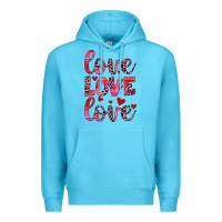 Ocean Blue love valentines day Premium Hoodie - JahusDesignShop