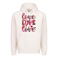 Pale Pink love valentines day Premium Hoodie - JahusDesignShop