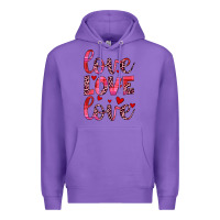 Purple love valentines day Premium Hoodie - JahusDesignShop